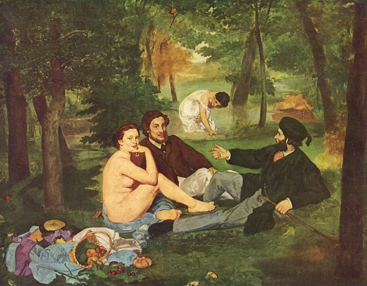01 Le déjeuner sur l'herbe d'Edouard Manet (1863, huile sur toile, 208x264, Paris, Musée d'Orsay).jpg