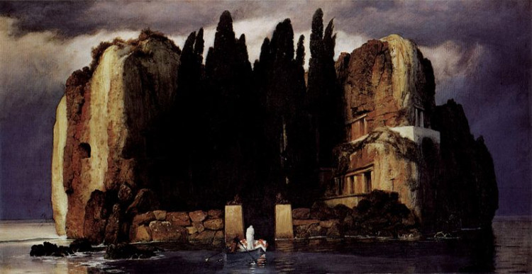 05 L'île des morts d'Arnold Böcklin (5ème version, Museum der bildenden Künste de Leipzig).jpg