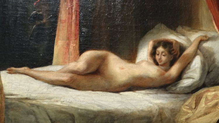 04.4 Eugène Delacroix - Femme nue couchée (ou Odalisque).jpg