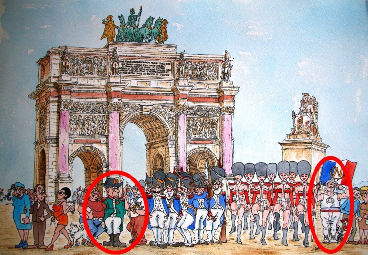 01.2 Gérard Chevalier - Arc de triomphe Carrousel (Napoléon et Super Dupont).jpg