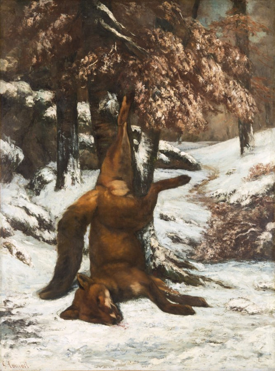 Courbet - Renard mort 1864 (Stockholm)..jpg (179.36 Kio) Vu 71 fois Courbet - Renard mort 1864 (Stockholm)..jpg